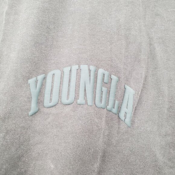 YoungLA Foundation Crop Tee Shirt Top Men Size Large NWT Short Sleeve Crewneck - Picture 4 of 16